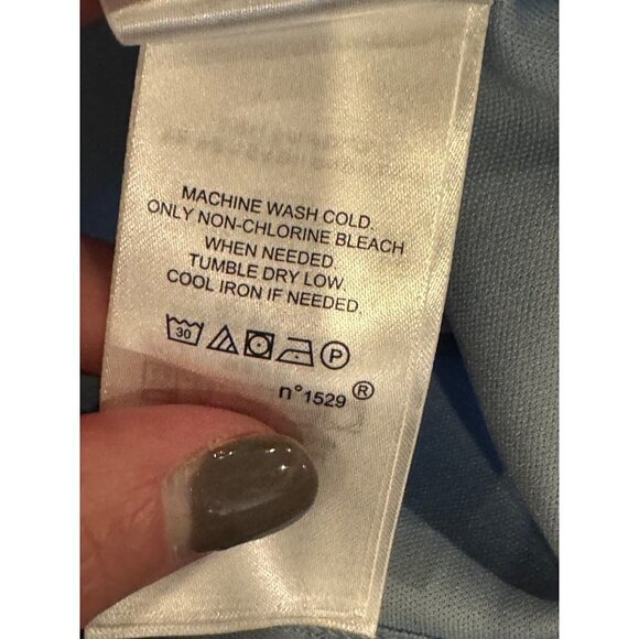 Lauren Ralph Lauren Blue And Purple Paisley Ruffle Detail Mini Shift Dress‎ 8P - Picture 10 of 11